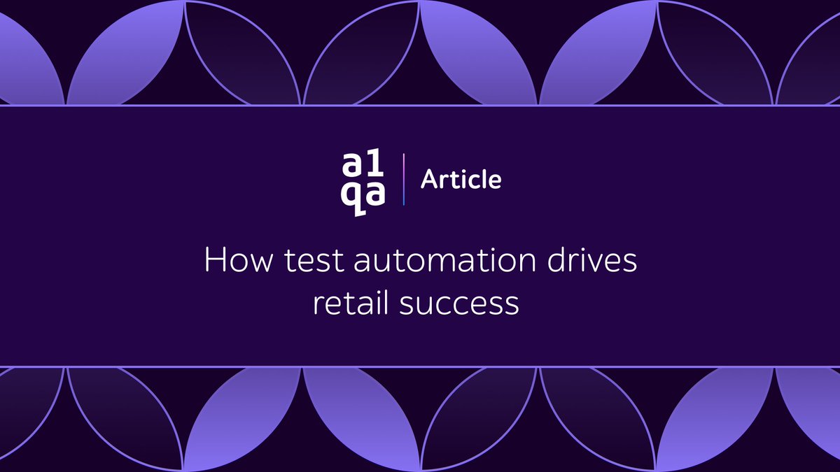 A1QA_testing's tweet image. 🛒 #Retail is evolving fast. Can your software keep up? Frequent releases, complex integrations &amp;amp; rising expectations leave no room for error. 👉 Discover how test automation boosts retail success: hubs.ly/Q03XfTx30
#a1qa #QA #TestAutomation