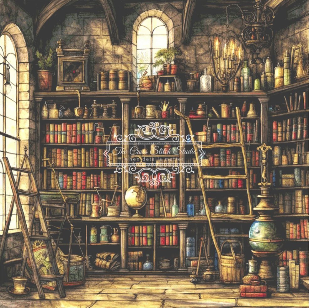 may51s's tweet photo. 🪡今日のWIP【2025.12.8】➋
『Lockhart's Library』
©The Cross Stitch Studio
🧵 Designed by The Digital Artwork Co
( T:640,000 / S:192 / Col:105 / ct:28 )

✾31日目✾
21,335／3.33%
600 stitches

#TCSS #TheCrossStitchStudio
#クロスステッチ #今日のWIP https://t.co/Knwmmo33of