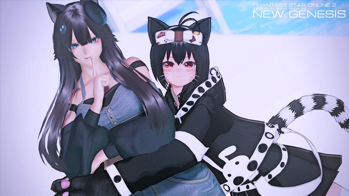 ケモっ娘愛好SS #PSO2NGS_S︎S 集会でばったり会ったやぷ姉さんと