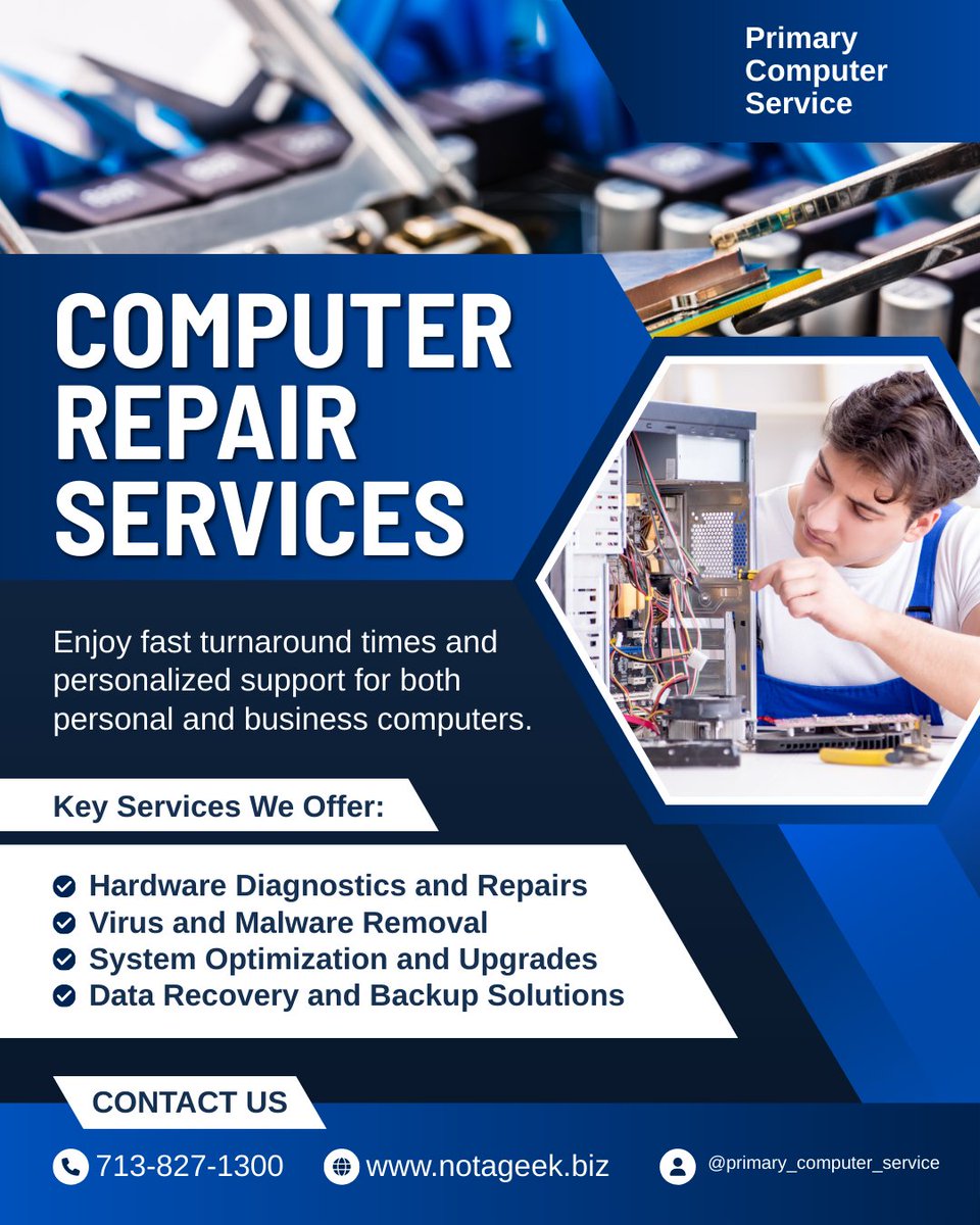 Computer_Svc's tweet photo. Come visit us for any computer repair or IT servicing. We do anything you can think of and been doing it for 41 years.
-
-
-
-
-
#houston #houstontexas #houstontx #houstonbusiness #houstonshopping https://t.co/pw3phhdx6x