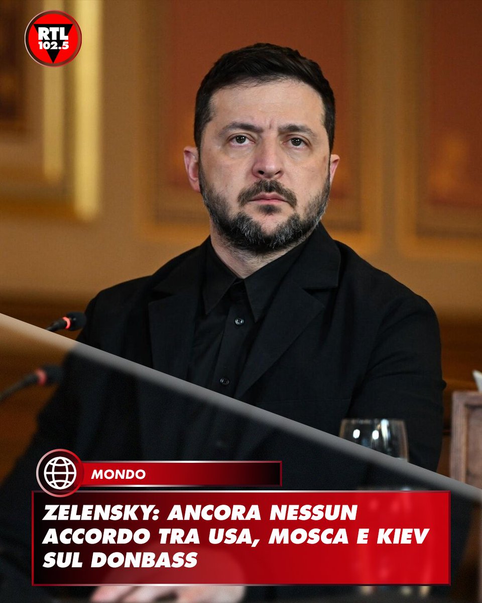 🔴 «Esistono visioni di Stati Uniti, Russia e Ucraina. E non abbiamo una visione unitaria sul #Donbass». Lo ha dichiarato il presidente ucraino #VolodymyrZelensky in un’intervista a Bloomberg dopo le critiche di Donald Trump che si è detto “deluso” dal leader ucraino perché, a