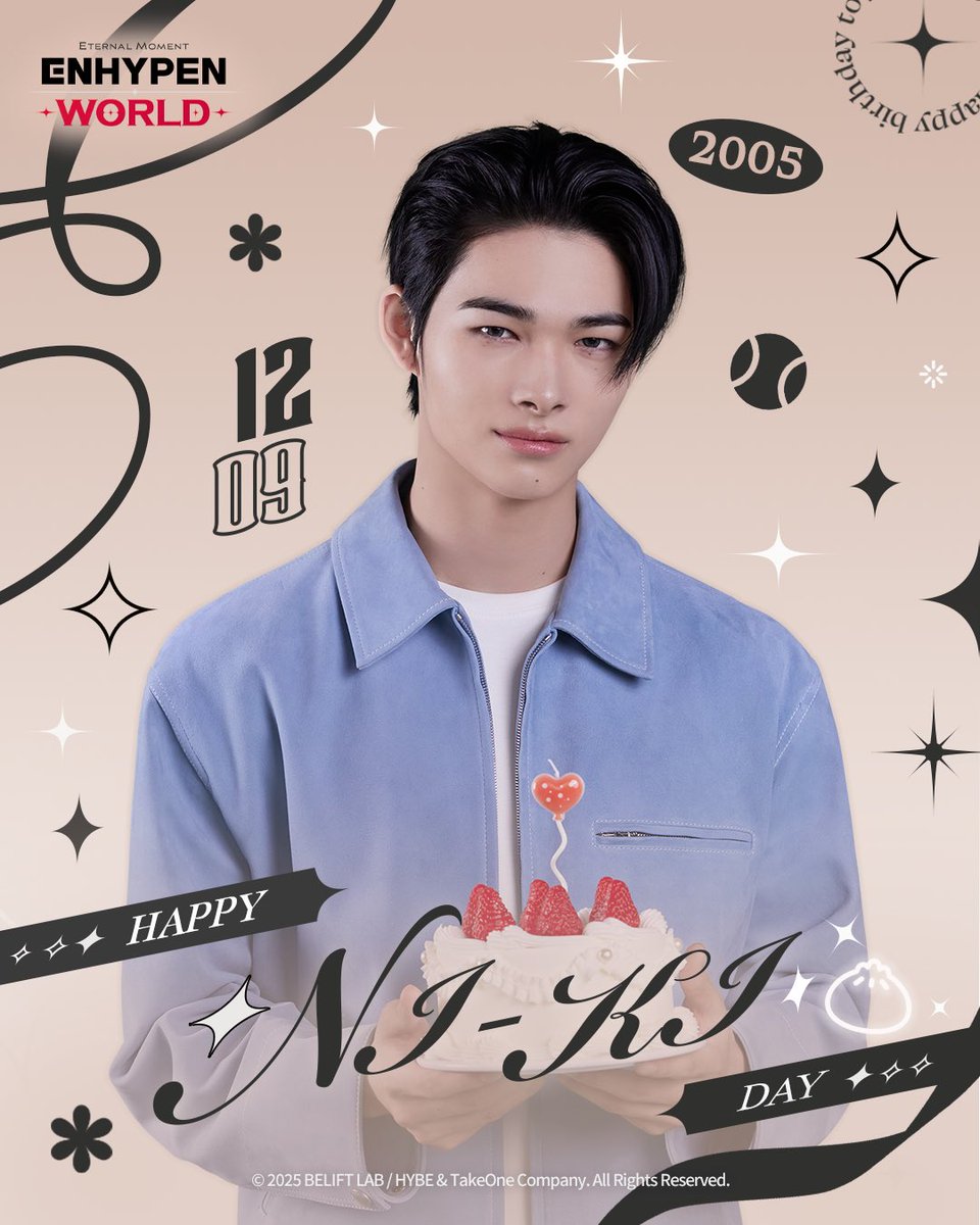 ENHYPENWORLD_X's tweet image. Happy Birthday NI-KI !

🎂2025.12.09🎂

🎫Coupon code: HAPPYNIKIDAY
🎁Gift: [Destiny] Memory x3 + Free Gem x300
* Validity period: 2025/12/8 15:00 ~ 12/9 14:59 (UTC)

Let's celebrate NI-KI's birthday with ENHYPEN WORLD!

🎫쿠폰 코드: HAPPYNIKIDAY
🎁쿠폰 보상: [운명] 메모리 3개,…