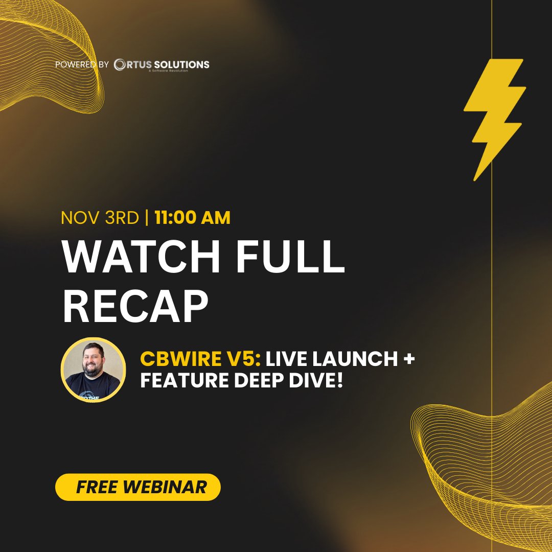 ortussolutions's tweet photo. 🎬 CBWire 5 Free Webinar Recap
Catch up on everything we covered — fast component updates, improved reactivity, BoxLang integration and more. Missed it?

▶️ Watch full recap: https://t.co/D0Z7tJSncT

#CBWire5 #ColdBox #BoxLang #CFML #Webinar #Development #OrtusSolutions https://t.co/sEUVKUxb0w