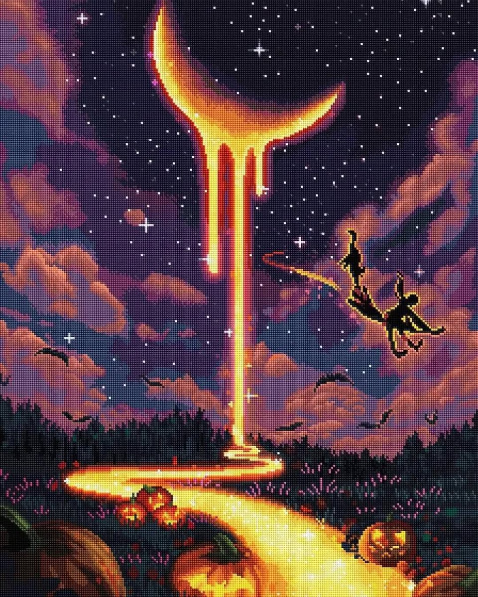 あなたの一番好きな月はどれですか？🌙
すでに実行している場合は、私と共有してください。🌟

#DiamondArtCLub #DAC 
#ダイヤモンドアート