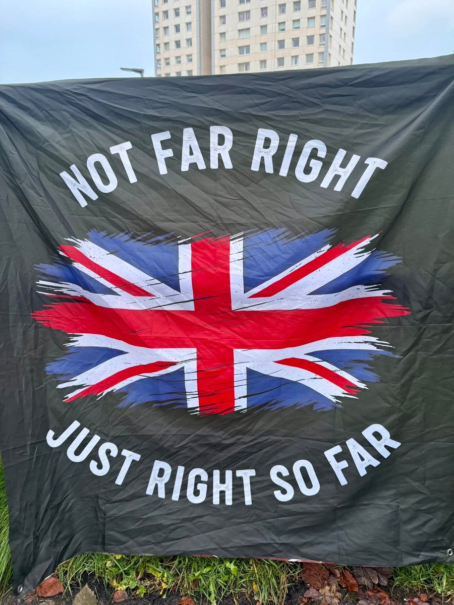 Sutton1Mr's tweet image. Great flag seen at the Falkirk demo this weekend.👏👏👏