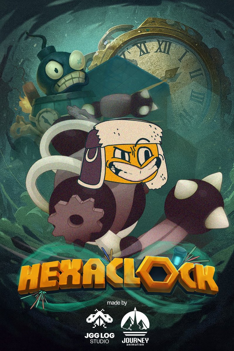 Have you seen our new demo???
Hexaclock, where time can work in your favor… or against you. 🕰
#videogames #indiedev #DemoMonday 

Try it here👀 journey-animation-studio.itch.io/hexaclock-unle…