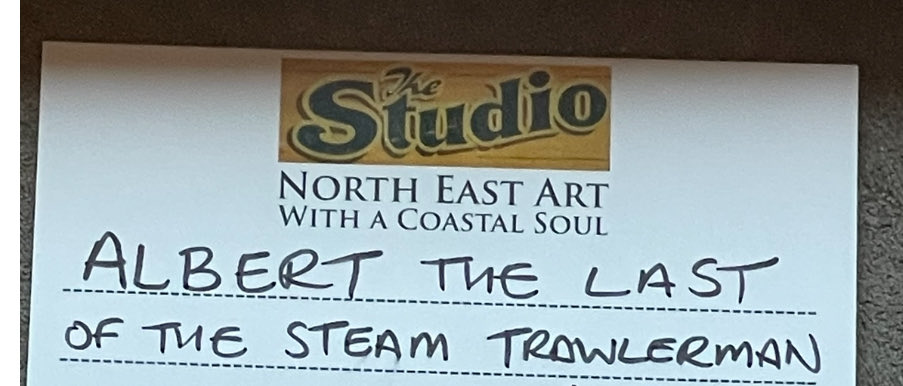 Stopped for a coffee in North Shields this afternoon. I love art portraying our heritage and I bet Albert had some great stories