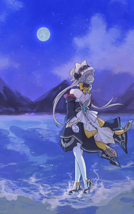 #Sandrone
「…靴が濡れちゃったじゃない…」