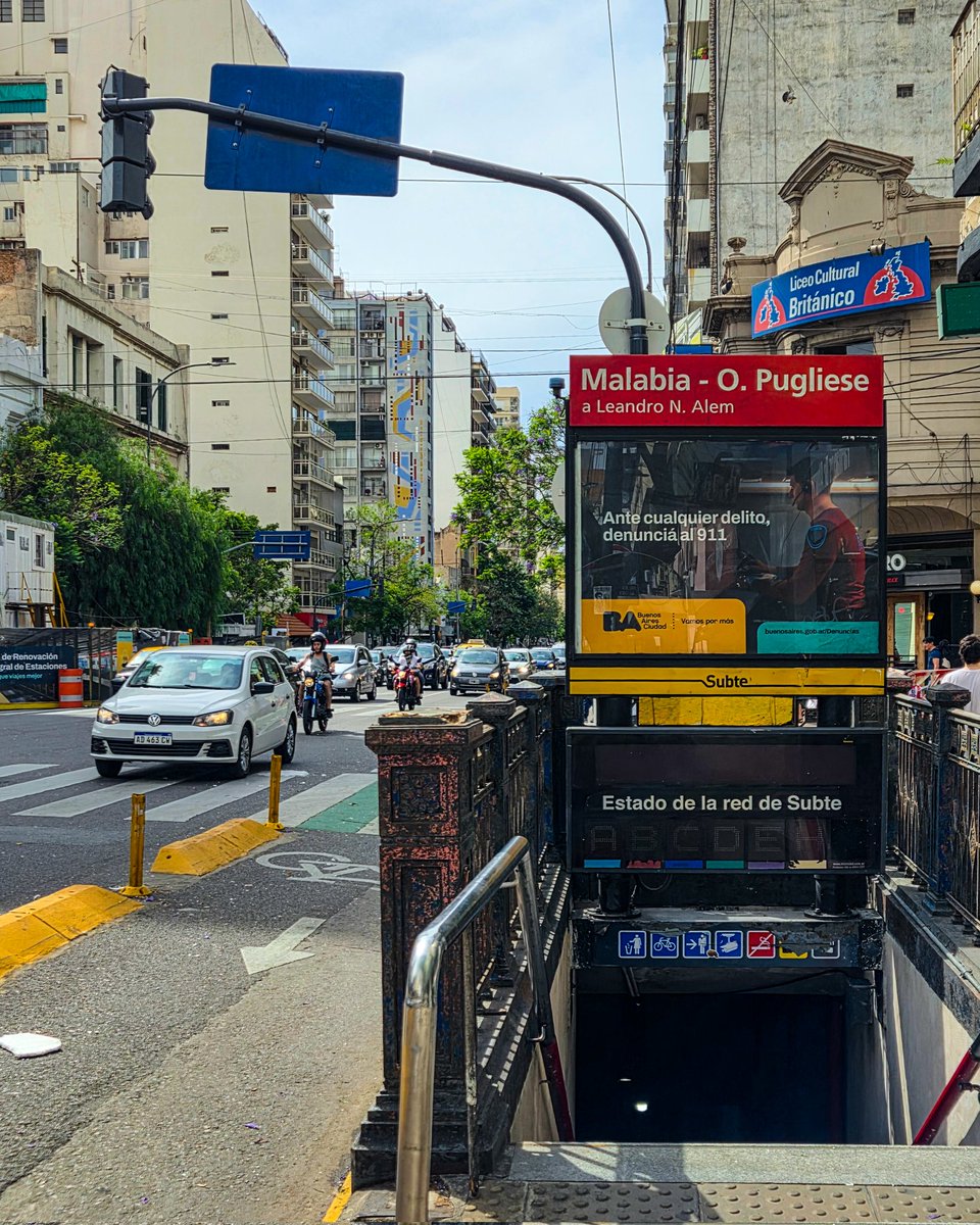 BALandscapes's tweet image. Atención usuarios de la Línea B de Subte. 
A partir de mañana cierra temporalmente la estación Malabia (barrio de Villa Crespo) por obras. 
Unas fotos de antes del cierre: