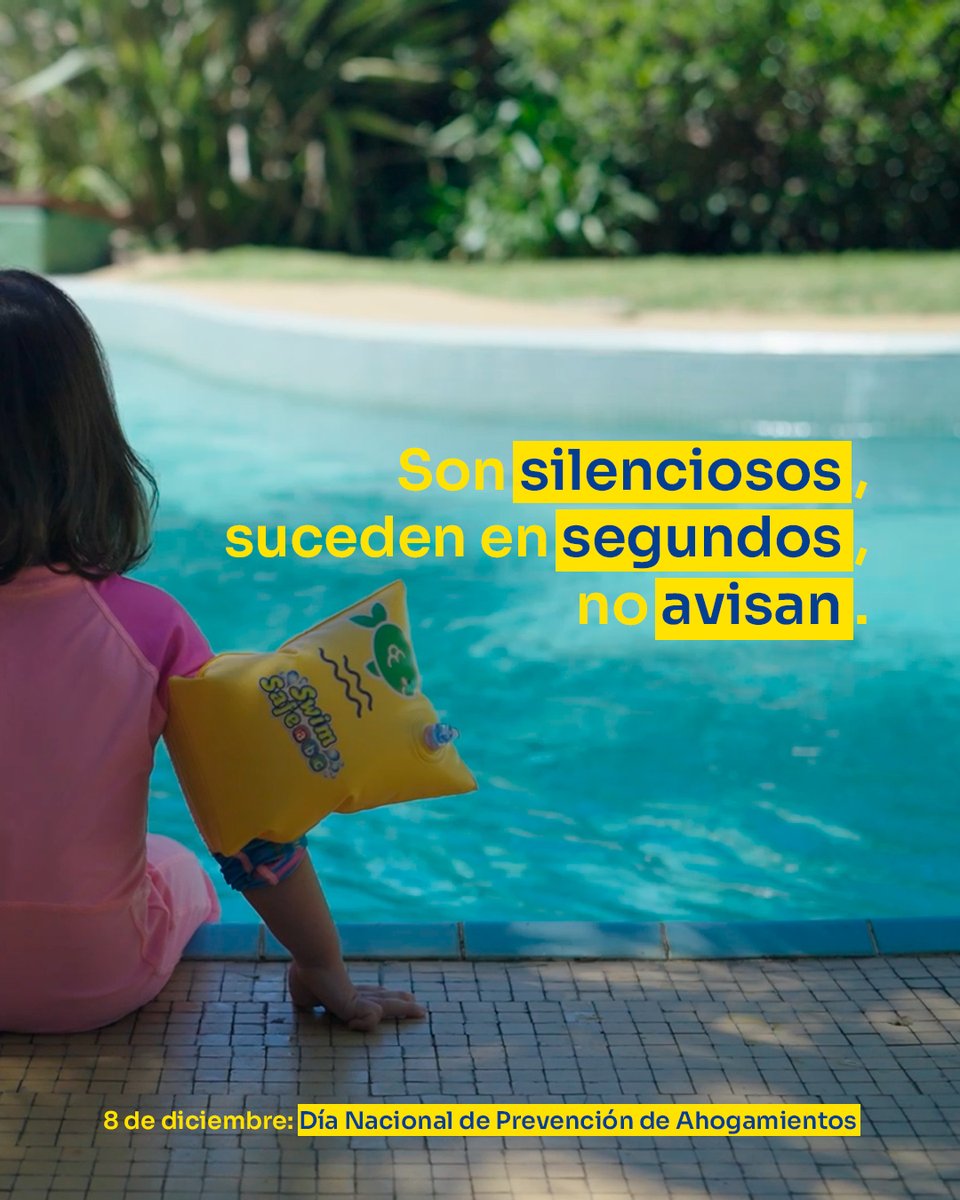 👉🏼 El ahogamiento es una de las principales causas de muerte en niños, niñas y adolescentes. 

Son silenciosos, suceden en segundos, no avisan.

<a href="/MSPUruguay/">Ministerio de Salud Pública – Uruguay</a> <a href="/compresidencia/">Presidencia Uruguay</a> <a href="/sinae_oficial/">Sinae</a>