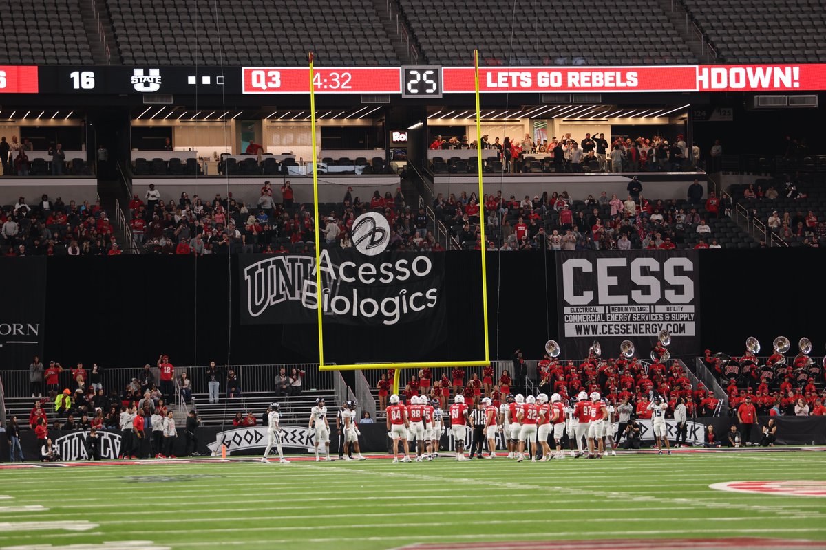 bportnoy15's tweet photo. UNLV has agreed to a five-year deal with Acesso Biologics that will include an on-field logo, jersey patches and a field goal net.

UNLV Sports Properties (Learfield) brokered the deal ahead of expected changes to NCAA rules on jersey patch advertisements. https://t.co/Lf2NYIxEFN