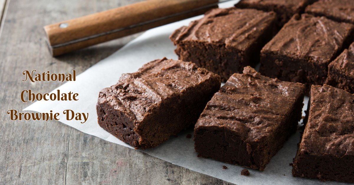 LinkedIn
🤎Happy National Chocolate Brownie Day (US!) 🙂 

Today we celebrate the rich, fudgy goodness that makes every bite feel like a warm hug! Treat yourself to a brownie or two! and share the sweetness with someone special. ☺🎂!

#chocolatebrownies #chcolatebrowniemix #SQF
