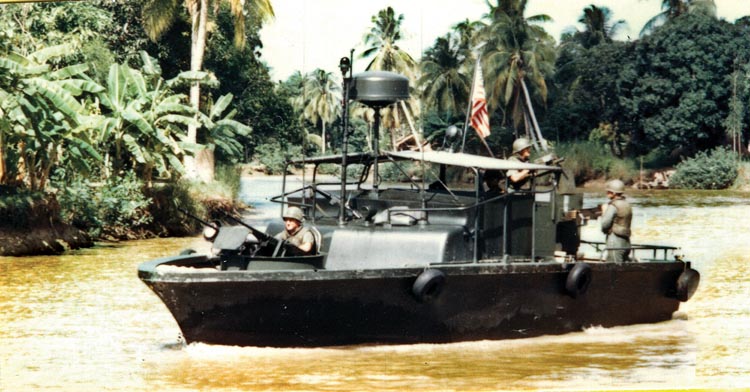 One of the Vietnam War's iconic machines was the U.S. Navy's Patrol Boat: River or "PBR," used for searching and stopping the flow of smuggled supplies along the innumerable rivers and streams of South Vietnam’s lowlands. 
The Navy took a major (and often improvised-on-the-spot)