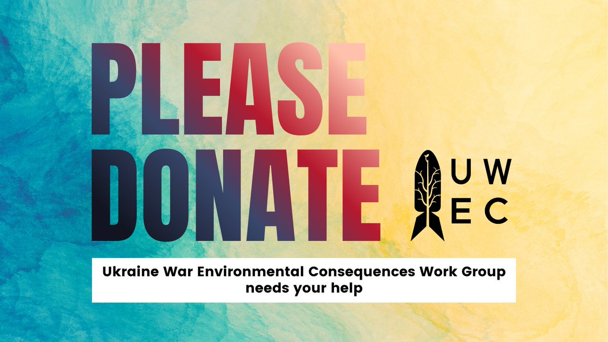 Ukraine War Environmental Consequences Work Group tweet media