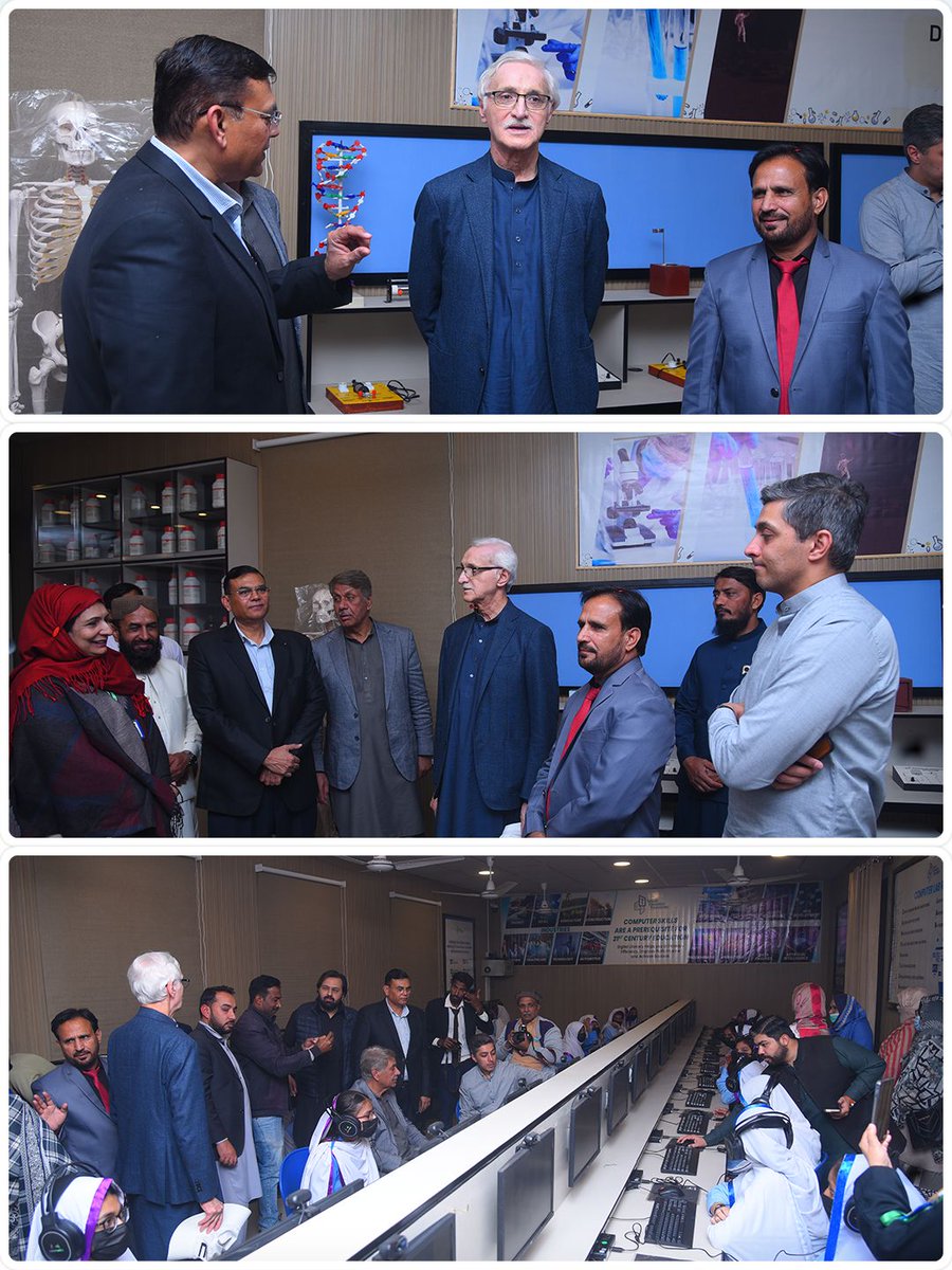 Science &amp; Tech Blocks inaugurated at Govt High School 27/10 R &amp; Govt Girls Model High School, Mian Channu, Khanewal. Jahangir Khan Tareen &amp; Ali Khan Tareen stressed quality education as key to student success &amp; Pakistan’s progress. #TareenEducationFoundation #Khanewal