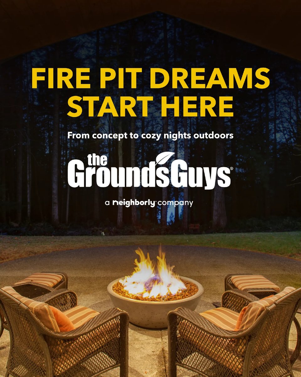 GroundsGuysUS's tweet image. Our service professionals create stunning hardscape features that extend your outdoor living season and add value to your property. Request a job estimate to get started!

What's your fire pit style?

#TheGroundsGuys #Neighborly #FirePit #OutdoorLiving #Hardscaping