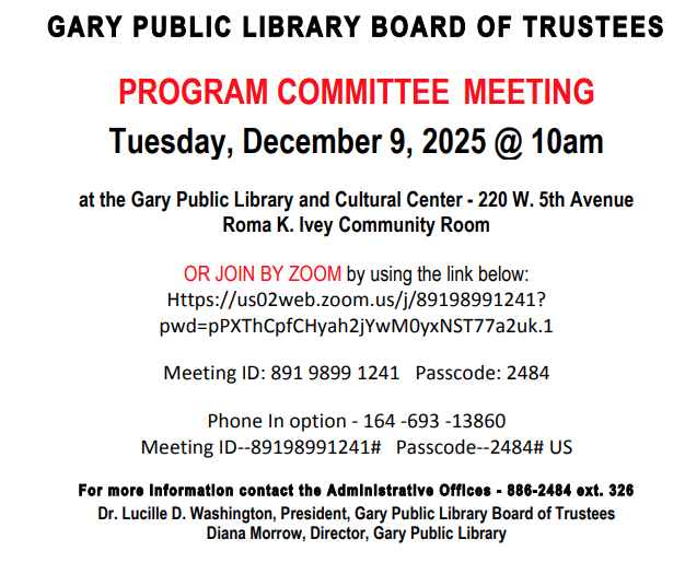 In person or Zoom.

us02web.zoom.us/j/89198991241?
pwd=pPXThCpfCHyah2jYwM0yxNST77a2uk.1 

Meeting ID: 891 9899 1241
Passcode: 2484