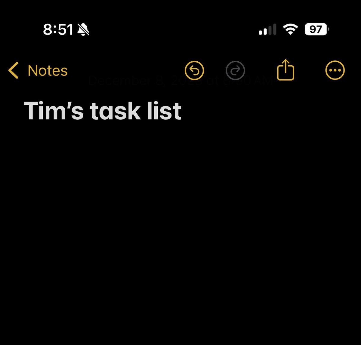 TimFlynnLeary's tweet image. When people ask me what it’s like having ADHD I show them this picture from my notes app… at least I tried 😂