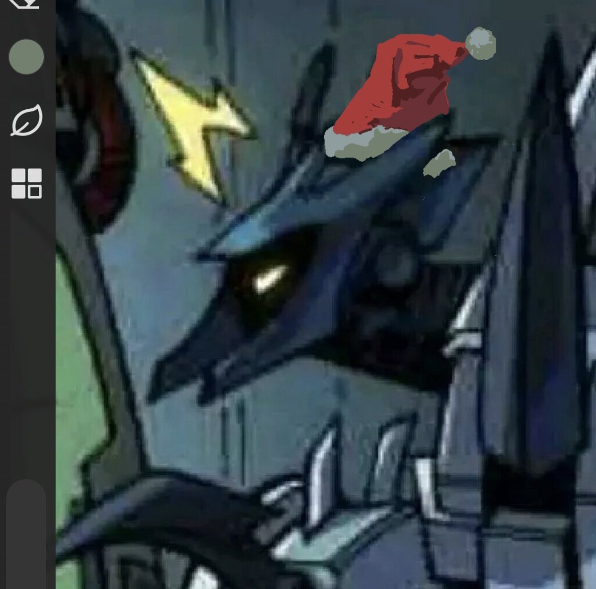 Yb这个画圣诞帽技术一年不如一年（都怪旋刃脑袋太尖尖了）