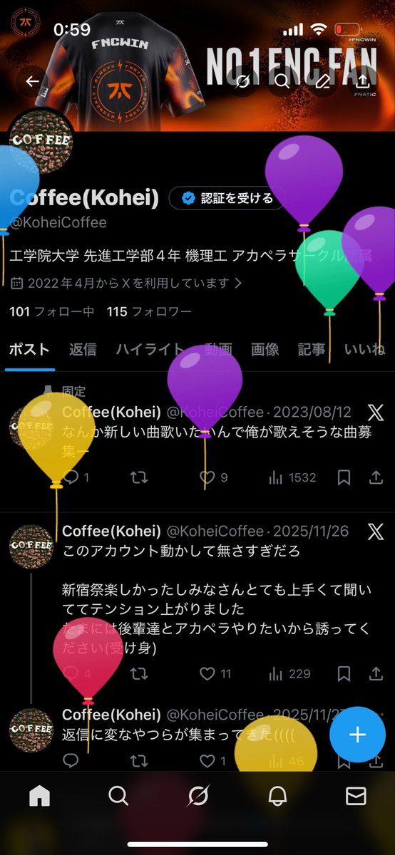 KoheiCoffee's tweet photo. - ̗̀ 𝙷𝙰𝙿𝙿𝚈 𝙱𝙸𝚁𝚃𝙷𝙳𝙰𝚈  ̖́- https://t.co/Wxztn5U7xM