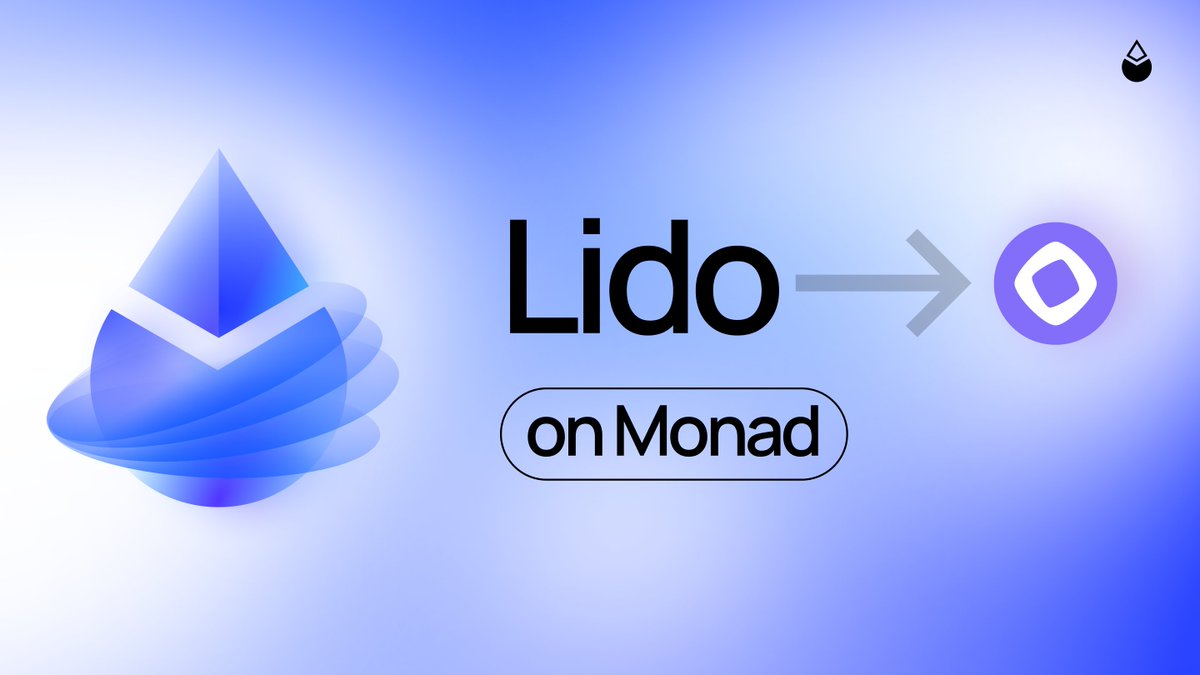 gmonad The wonders of staked ETH - now on @Monad. Users can now bridge  wstETH to Monad in just a few minutes for easy access to daily Ethereum  staking rewards. ↓