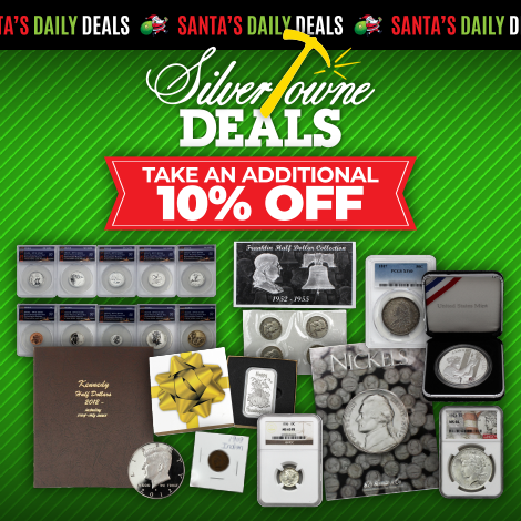 One Day Only: Take an additional 10% off the Deal price on any item listed in the SilverTowne "Deals" category. You never know what you'll find and quantities are limited, so take a look now >>  bit.ly/43rxz1u
