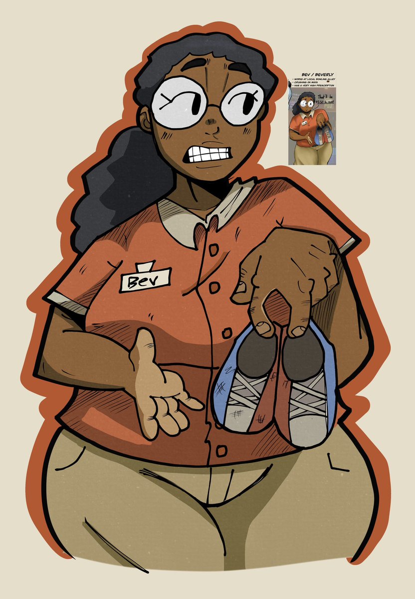 “An eye for an eye”

Anyways I drew Bev