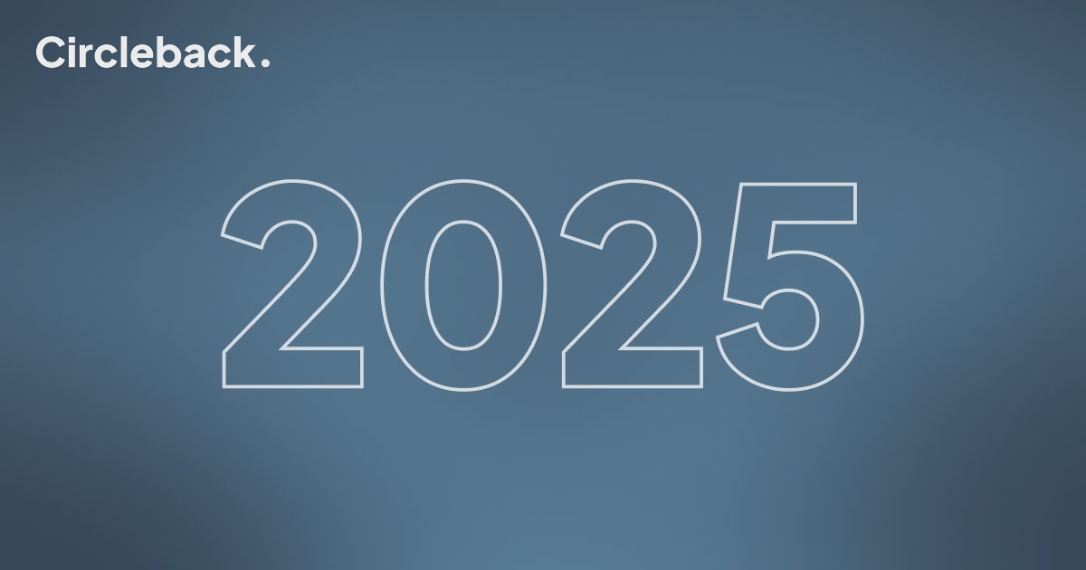 Circleback tweet media