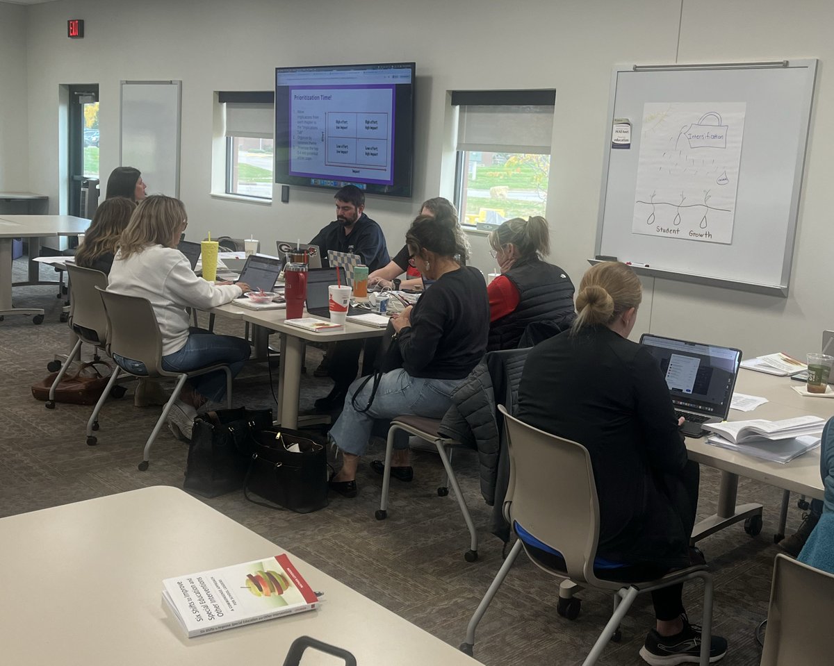 HeartlandAEA's tweet image. 15 district teams joined our Six Shifts for Success course and left with actionable plans to strengthen intervention systems. Another session is coming in April—don’t miss it!
🔗 bit.ly/3LLvOJr

#SixShifts #SpecialEducation #ProfessionalLearning