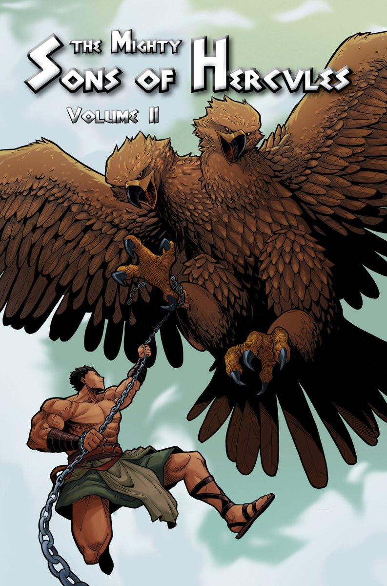 cirsova's tweet image. The cover story of the forthcoming Mighty Sons of Hercules volume 2 is from Abraham Strongjohn's Maxus and the Temple of the Eagle [aka Freemasons Against the Son of Hercules]!