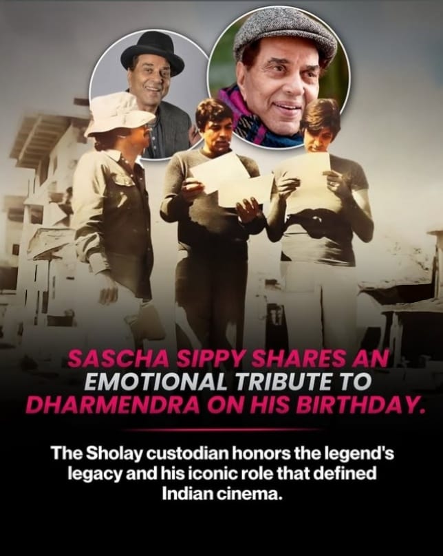 SaschaSippy's tweet photo. Glimpses of media coverage.
@glamsham @cinemapluz11 @awesomeitv @ThePhilox @filmibeat @CNNnews18 
#dharmendraji #Dharmendrabirthday @iamsunnydeol @dreamgirlhema @thedeol @Esha_Deol @AbhayDeol