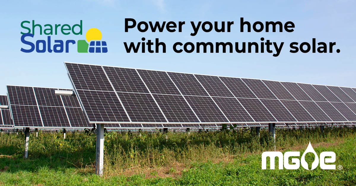 MGEMadison's tweet image. ☀️ Want solar power without installing panels? MGE’s Shared Solar program makes it easy!

✅ Local solar energy
✅ Support renewables
✅ Affordable &amp;amp; flexible

Join us in building a brighter future! 🌍
👉 mge.com/sharedsolar

#SharedSolar #CleanEnergy #SolarPower