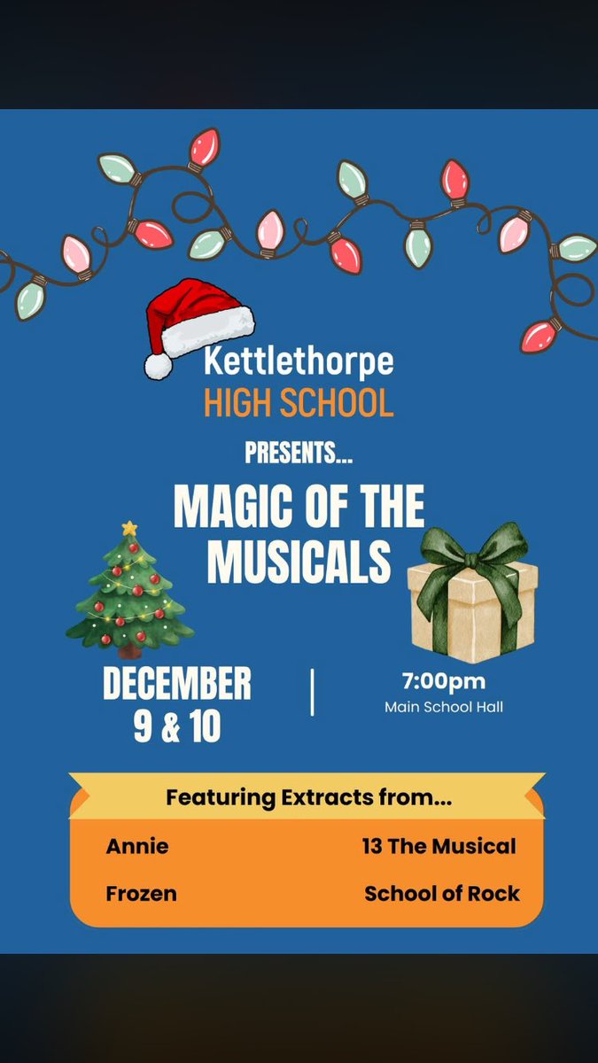 It’s our school show tomorrow night and Wednesday. We performed our dress rehearsals to primary feeder schools this afternoon and it went so well. Tickets are available on the door or through ParentPay. Come along!