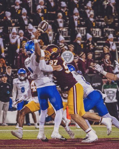 Central Michigan is FIRED UP!

What an honor &amp; privilege to compete in the Game Above Sports Bowl against Northwestern, a great opponent!

Right here, in the great state of Michigan - in Detroit Rock City!