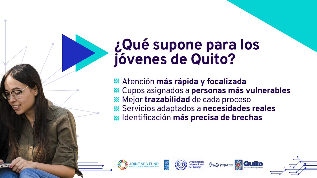 🇪🇨 | En Quito, OIT y PNUD apoyan al municipio a digitalizar sus servicios sociales

✅interoperabilidad de la información
✅mejor identificación de jóvenes vulnerables
✅servicios más pertinentes
✅mejor seguimiento y evaluación 

Descarga la nota técnica: ilo.org/es/publication…
