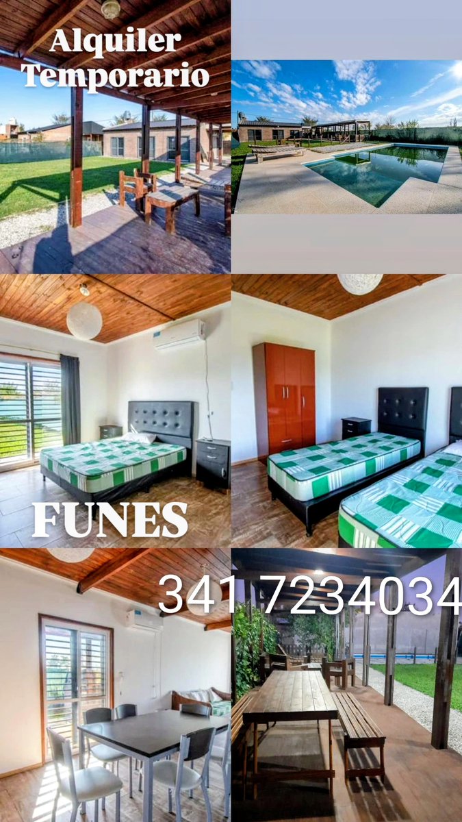 GDauar's tweet image. #Funes Alquiler Temporario. Familias
