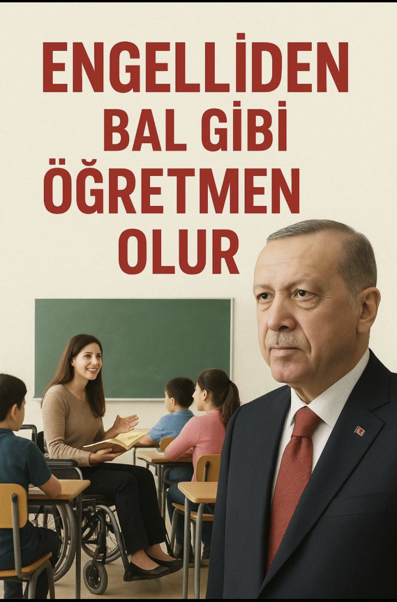 Engelli Öğretmenler 2 Şubatta evde değil sınıflarda olmak istiyor. <a href="/RTErdogan/">Recep Tayyip Erdoğan</a> <a href="/dbdevletbahceli/">Devlet Bahçeli</a> <a href="/tcbestepe/">T.C. Cumhurbaşkanlığı</a> <a href="/Yusuf__Tekin/">Yusuf Tekin</a> <a href="/PrfDrFilizKilic/">Prof. Dr. Filiz KILIÇ</a> <a href="/YS_Turkoglu/">Selçuk Türkoğlu</a> <a href="/MHP_Bilgi/">MHP</a> <a href="/kasapoglu/">Dr. Mehmet Kasapoğlu</a> <a href="/latifselvi42/">Latif Selvi</a>  <a href="/yasaryldrmMHP/">Yaşar Yıldırım</a>  <a href="/mhpkacep/">MHP-Kadın,Aile,Çocuk ve Engelli Politikaları</a> <a href="/MhpTbmmGrubu/">MHP TBMM Grubu #MHP</a> #EngelliÖğretmenAtamaTalebi