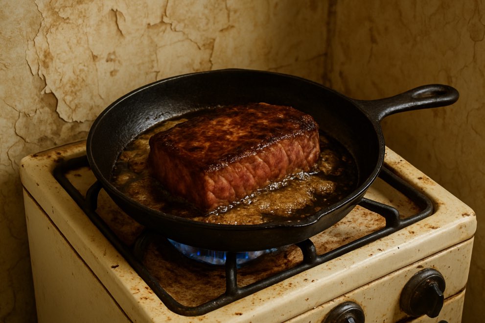 Вот и первое блюдо, приготовленное на новой кухне в новой квартире! Вагуй! Мальчики, пишите, я еще не замужем (и с недвижимостью).