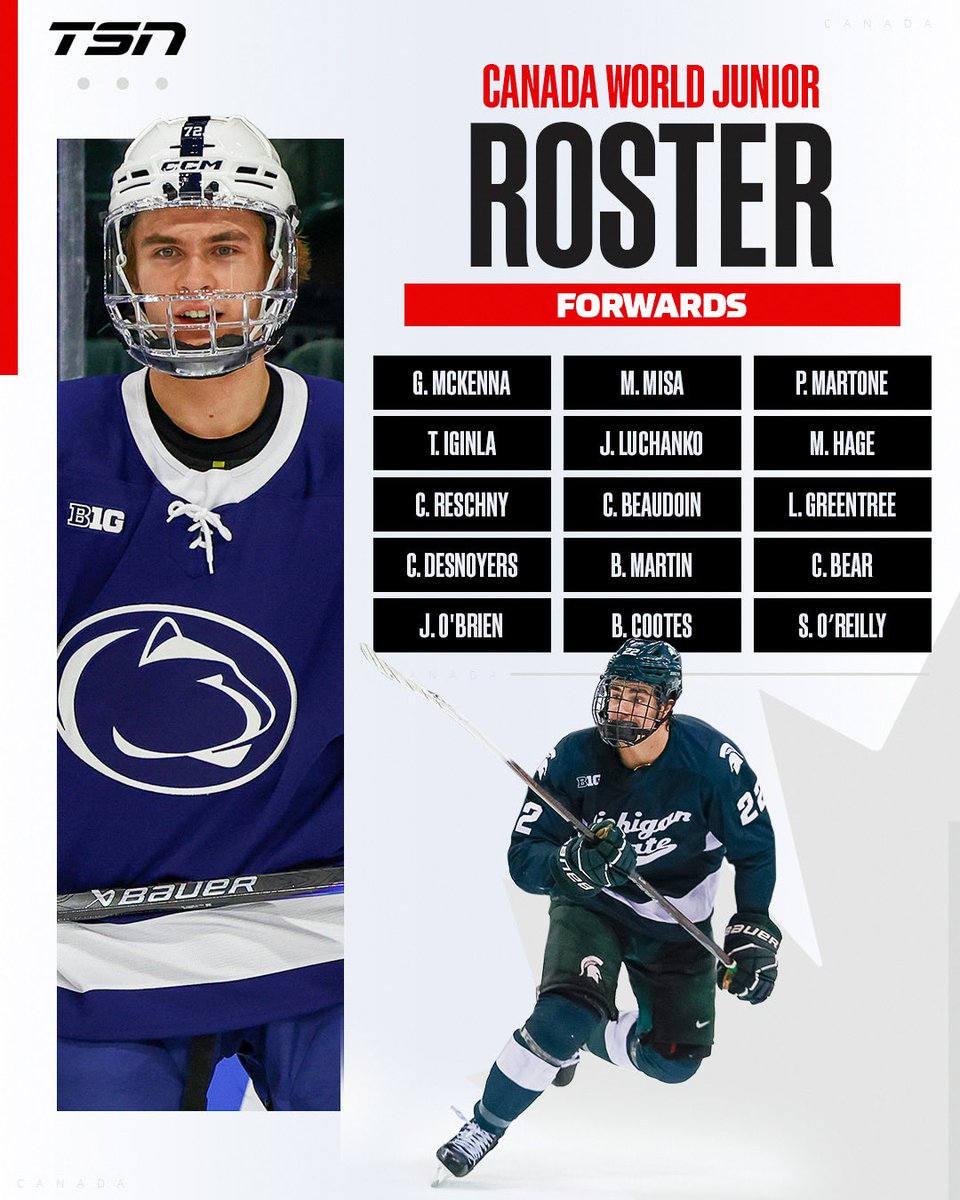 TSN_Sports's tweet image. Hockey Canada announces roster for Team Canada’s 2026 #WorldJuniors training camp.🇨🇦