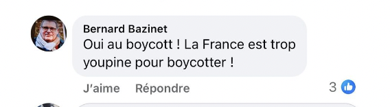 JCoupable's tweet image. Pour Bernard Bazinet, Maire d’Augignac en Dordogne, commentant un post Facebook de Libération du 4 décembre : 
« La France est trop youpine pour boycotter », à propos du boycott de l’Eurovision.
@cddordogne @germinalpeiro @al_rousset 
Il déclare également sous un post de...⬇️