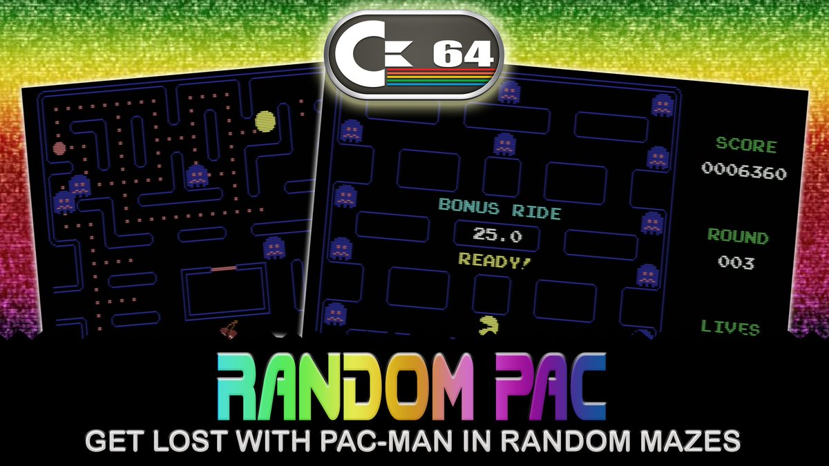 This is Random Pac on the #C64 | #MiSTerFPGA

🕹️ youtu.be/C9ELwmA3D5c 🕹️

We are a hobbyist channel - can you join our Discord ? 

👉 discord.gg/DuswzTmxAt 👈

#commodore #nostalgia #gaming #Videogame #retrogames <a href="/Retweelgend/">Imagine A Stream ✪</a> <a href="/FameRTR/">FameRTR</a> <a href="/SupportingStre3/">Network GG</a> <a href="/SpotemGang/">Spot'em Gang 👑</a>