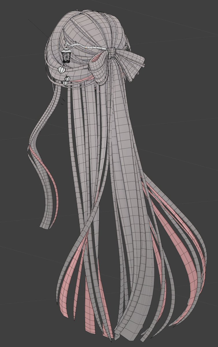 HyperspaceZeus's tweet photo. UV展開して髪を描きはじめたところ https://t.co/nkP8jxnrwD