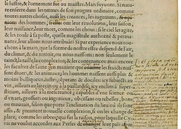 This week's class in the relationship between environmental and human differences, which parallels the differences between plants🌳, as Montaigne (Essais 2.12) stresses #conenvhist #histsci #climate #race