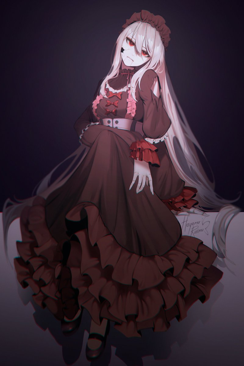 Belated happy birthday <a href="/PorcelainMaid/">Jowol | Marionette VTuber 📦🎀</a> ! ~
This art is for you~

Thanks for the commission <a href="/RelishOurHope/">Mr. Relish (comic on pinned)</a>