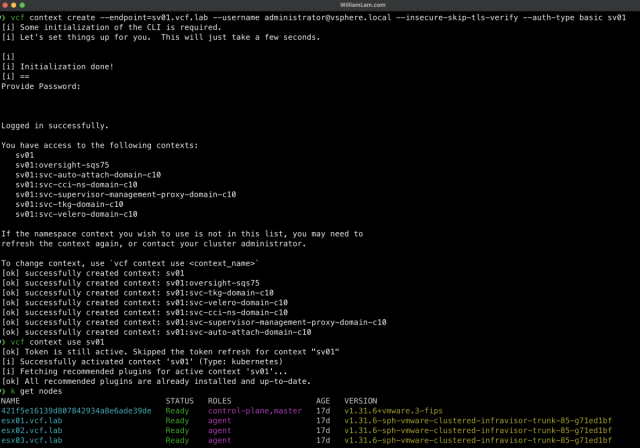Quick Tip - Using VCF CLI to login to vSphere Supervisor when configured with VCF Automation dy.si/M1eh1v