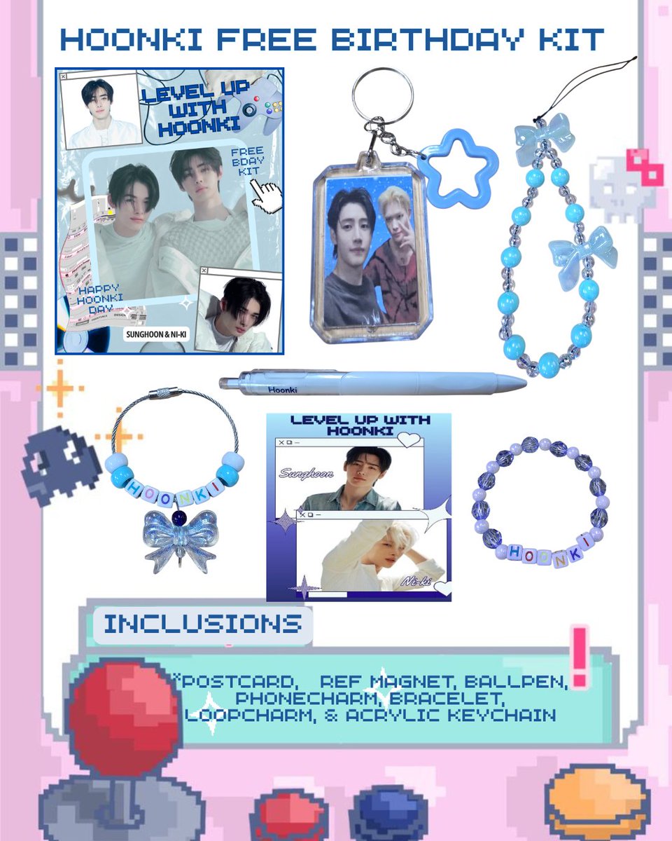 LhotEngenemom's tweet image. HOONKI FREE BIRTHDAY KIT GIVEAWAY PH ONLY
30 KIT
MBF RT &amp;amp; ❤ 
Willing to pay SF&amp;amp;PF
Drop tag 4 Hoonki ⬇️

WINTER STAR SUNGHOON 
#23yearsOfHOONmoon
#훈선대원군_성훈생일상_대령하라

ICON OF DREAMS NI-KI
#Twinkling20WithNI_KI
#니시무라_미역국마니무라
#ニキ20歳の誕生日

#lhotengeneGA