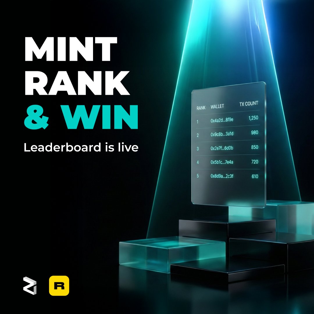 Zilfam! Zilliqa x Rarible leaderboard is live.🏆
Check your rank and track the competition as it updates every 24 hours: zilliqa.github.io/rarible-launch…

⏳ Campaign ends 17 December
📌 Winners will be announced 22 December

Mint, Rank and Win. 
Good luck, legends. 🍀🤞