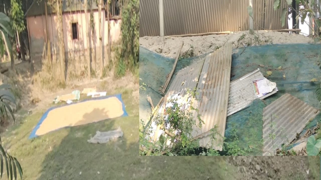 মাদারগঞ্জে জমি নিয়ে বিরোধে ঘর ভাঙচুর ও দখলচেষ্টা, থানায় অভিযোগ