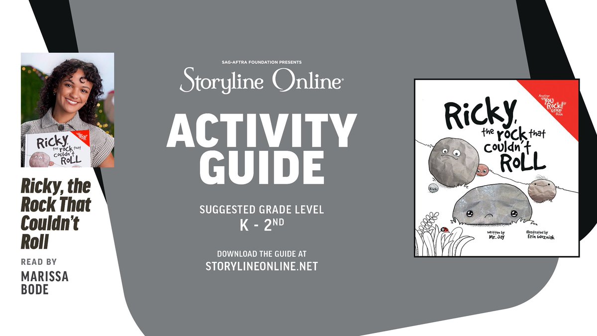 🪨 Celebrate inclusion and kindness with ‘Ricky, the Rock That Couldn’t Roll!’ Written by Mr. Jay &amp; illustrated by Erin Wozniak, a story highlighting perseverance and creative thinking. 

Download our activity guide for K - 2nd graders: bit.ly/rickytherock