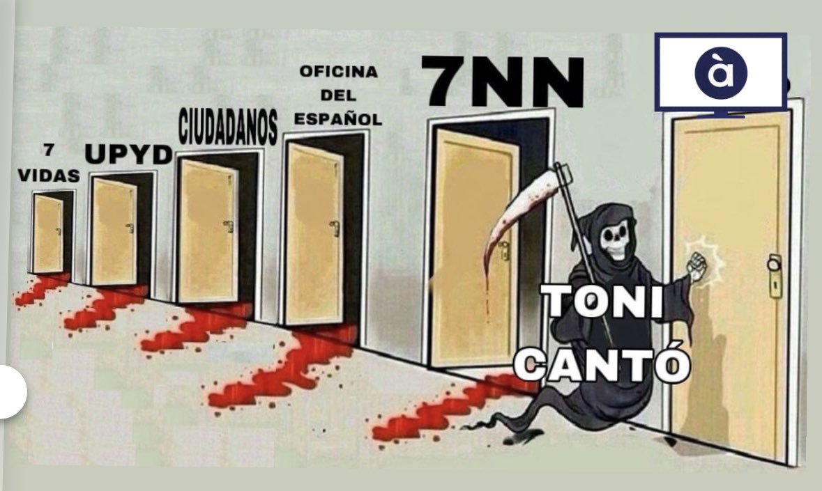 Estrepitoso fracaso de Toni Cantó en la televisión autonómica que quería eliminar cuando era político. Tuvo 19.000 espectadores con un 0% técnico de audiencia. Desde las 00.17h a las 1.03h (hora que termina el programa) #ElDebat está prácticamente en el 0% de share. RIP À Punt.